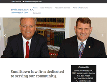 Tablet Screenshot of lewismasseylaw.com